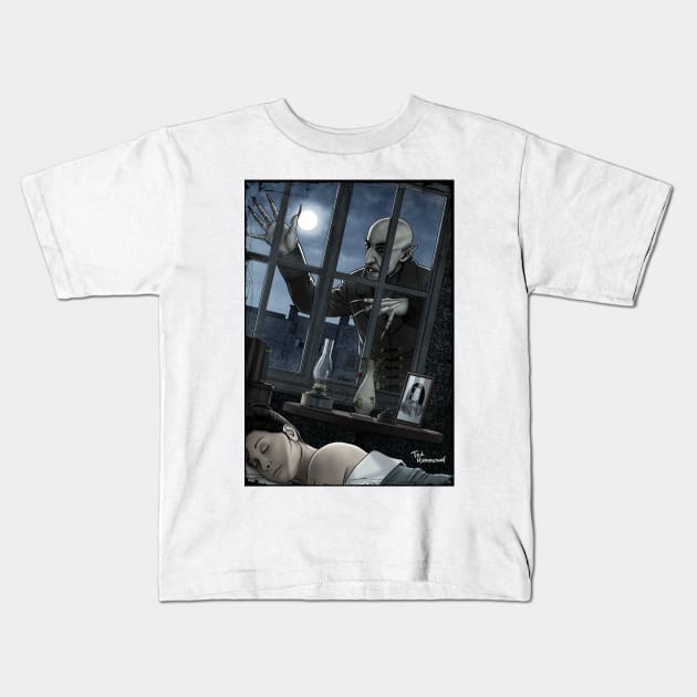 Nosferatu Kids T-Shirt by ted1air